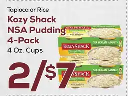 DeCicco & Sons Tapioca or Rice Kozy Shack NSA Pudding offer