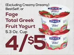 DeCicco & Sons Fage Total Greek Fruit Yogurt offer