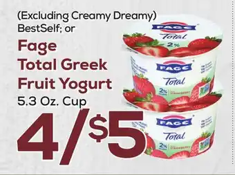 DeCicco & Sons Fage Total Greek Fruit Yogurt offer