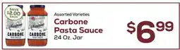 DeCicco & Sons Carbone Pasta Sauce offer