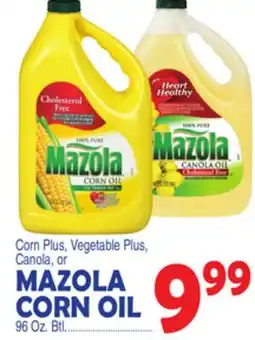 Bravo Supermarkets MAZOLA CORN OIL offer