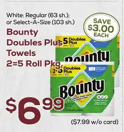 DeCicco & Sons Bounty Doubles Plus Towels offer