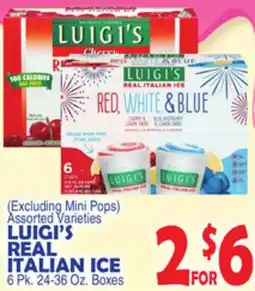 Bravo Supermarkets LUIGI'S REAL ITALIAN ICE offer