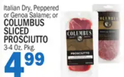 Bravo Supermarkets COLUMBUS SLICED PROSCIUTTO offer