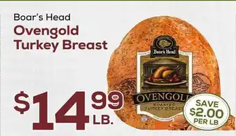 DeCicco & Sons Boar's Head Ovengold Turkey Breast offer