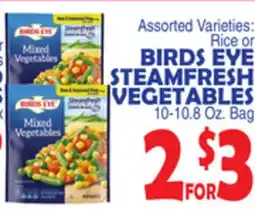 Bravo Supermarkets BIRDS EYE STEAMFRESH VEGETABLES offer