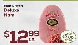 DeCicco & Sons Boar's Head Deluxe Ham offer