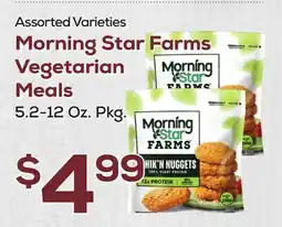 DeCicco & Sons Morning Star Farms Vegetarian Meals offer
