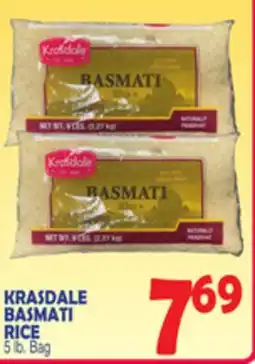 Bravo Supermarkets KRASDALE BASMATI RICE offer