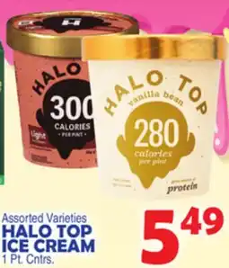 Bravo Supermarkets Assorted Varieties HALO TOP ICE CREAM offer