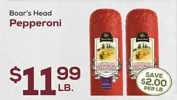 DeCicco & Sons Boar's Head Pepperoni offer