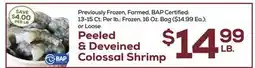 DeCicco & Sons Peeled & Deveined & Colossal Shrimp offer