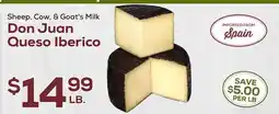 DeCicco & Sons Don Juan Queso Iberico offer