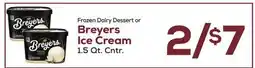 DeCicco & Sons Frozen Dairy Dessert or Breyers Ice Cream offer