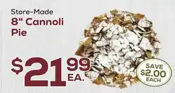 DeCicco & Sons 8 Cannoli Pie offer