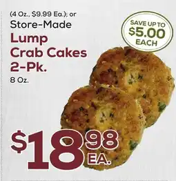 DeCicco & Sons Lump Crab Cakes 2-Pk offer