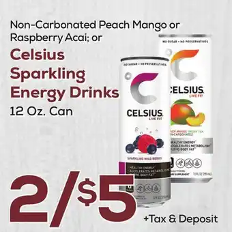 DeCicco & Sons Celsius Sparkling Energy Drinks offer