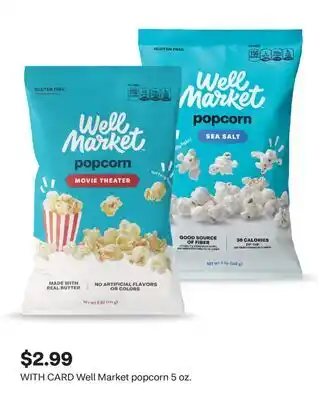 CVS Well Market popcorn 5 oz offer