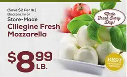 DeCicco & Sons Ciliegine Fresh Mozzarella offer
