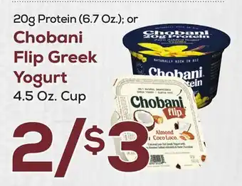 DeCicco & Sons Chobani Flip Greek Yogurt offer