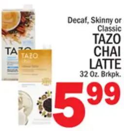 C Town TAZO CHAI LATTE offer