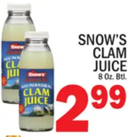 C Town SNOW'S CLAM JUICE offer