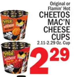 C Town CHEETOS MAC'N CHEESE CUPS offer