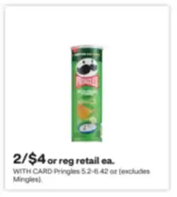 CVS Pringles 5.2-6.42 oz (excludes Mingles) offer
