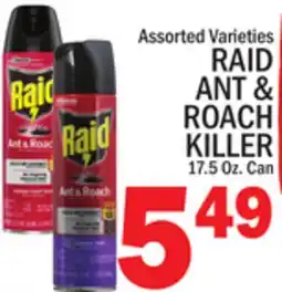 C Town RAID ANT & ROACH KILLER offer