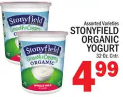 C Town STONYFIELD ORGANIC YOGURT offer