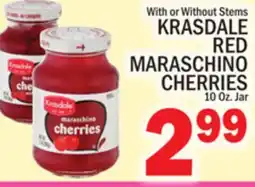 C Town KRASDALE RED MARASCHINO CHERRIES offer
