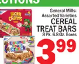 C Town General Mills CEREAL TREAT BARS offer