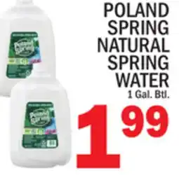 C Town POLAND SPRING NATURAL SPRING WATER offer