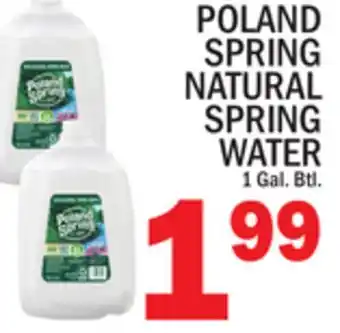 C Town POLAND SPRING NATURAL SPRING WATER offer