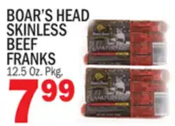 C Town BOAR'S HEAD SKINLESS BEEF FRANKS offer