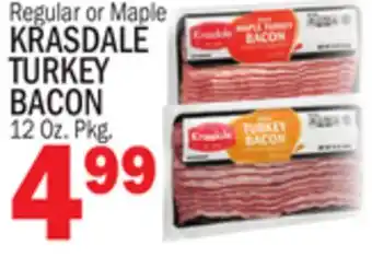 C Town KRASDALE TURKEY BACON offer