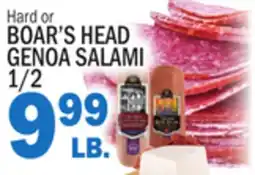 C Town BOAR'S HEAD GENOA SALAMI 1/2 offer