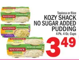 C Town KOZY SHACK NO SUGAR ADDED PUDDING offer