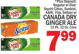C Town CANADA DRY GINGER ALE offer