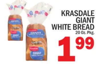 C Town KRASDALE GIANT WHITE BREAD offer