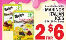 C Town MARINOS ITALIAN ICES offer