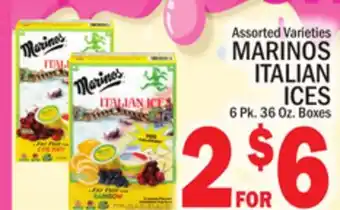 C Town MARINOS ITALIAN ICES offer