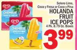 C Town HOLANDA FRUIT ICE POPS offer