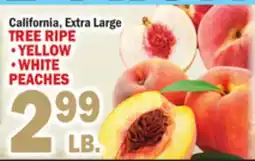 C Town TREE RIPE YELLOW WHITE PEACHES offer