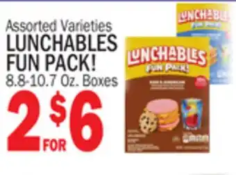 C Town LUNCHABLES FUN PACK! offer