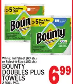 C Town BOUNTY DOUBLES PLUS TOWELS offer