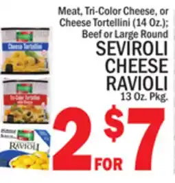 C Town SEVIROLI CHEESE RAVIOLI 13 Oz. Pkg offer