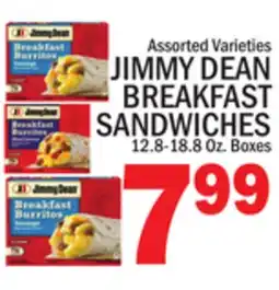 C Town JIMMY DEAN BREAKFAST SANDWICHES offer