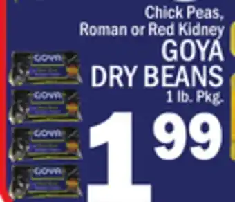 C Town GOYA DRY BEANS offer