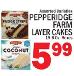 C Town PEPPERIDGE FARM LAYER CAKES offer